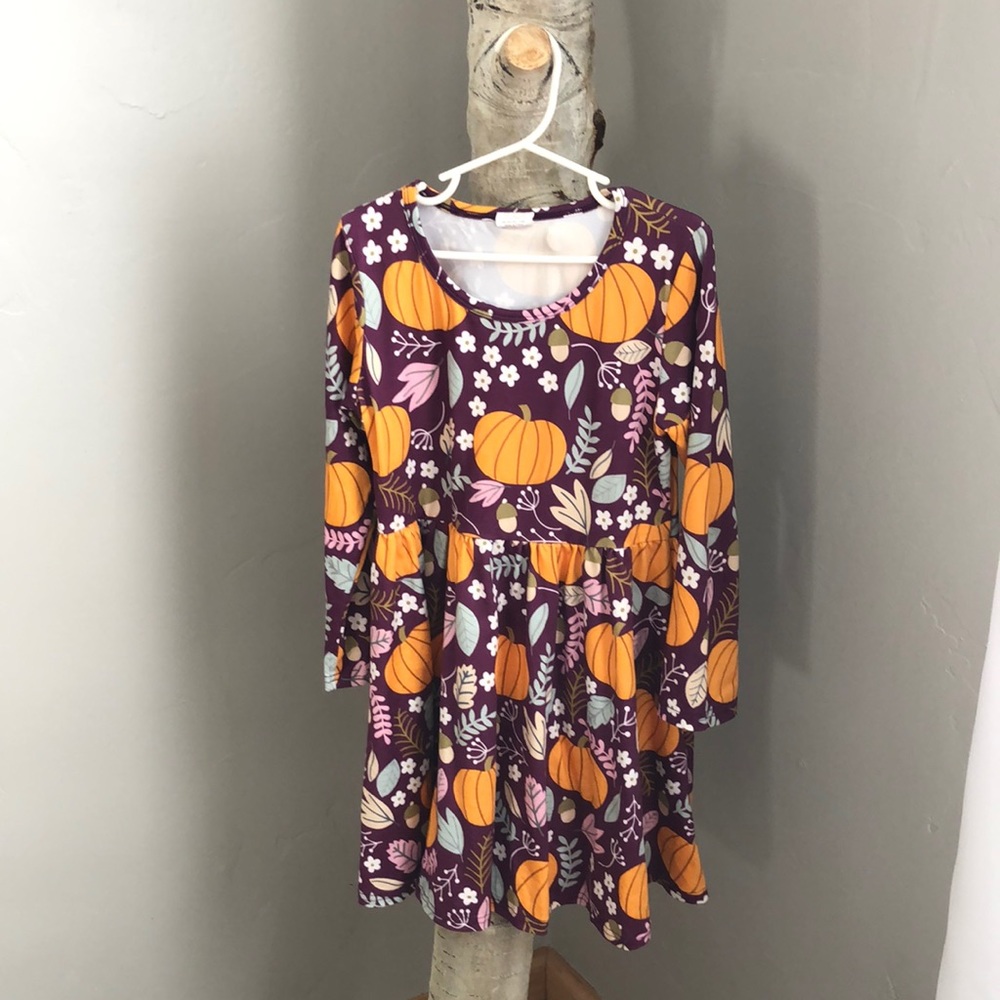 Girls Fall themed dress.
